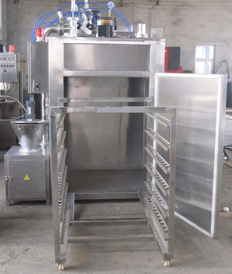 100개 킬로그램 뱃치 고기 흡연 장치 30 kw 산업적 생선 흡연 장치