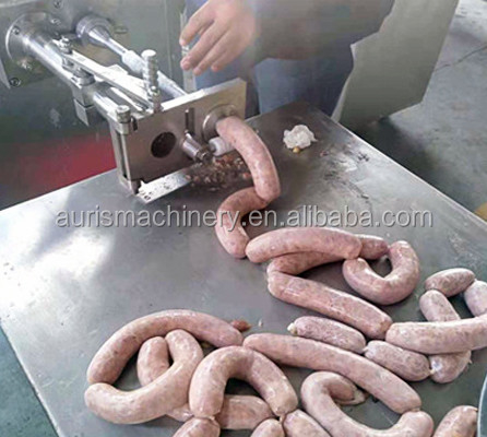 통큰소시지 트위스터 장치를 맺는 기계 소고기를 만드는 300 kg/H 통큰소시지