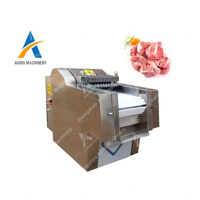 1.5 kw 냉동육 다이싱 장비 300 kg/H 닭고기 큐브 슬라이서 기계