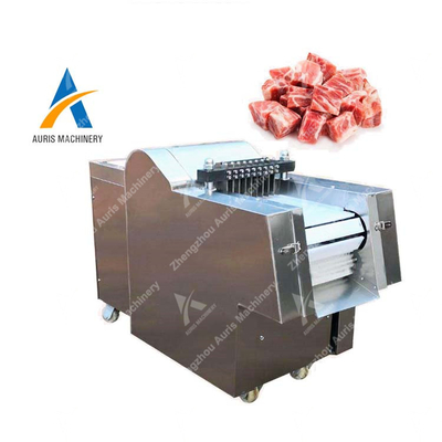 1.5 kw 냉동육 다이싱 장비 300 kg/H 닭고기 큐브 슬라이서 기계