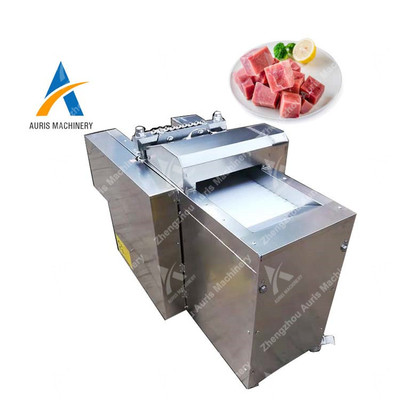 1.5 kw 냉동육 다이싱 장비 300 kg/H 닭고기 큐브 슬라이서 기계