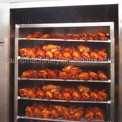 100대 킬로그램 바스 고기류 흡연자 기계 100 kg/H 소시지 훈제실 오븐