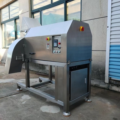 3000 kg/H 육류 가공 기계 닭가슴살 전기 고기 슬라이서 절단기
